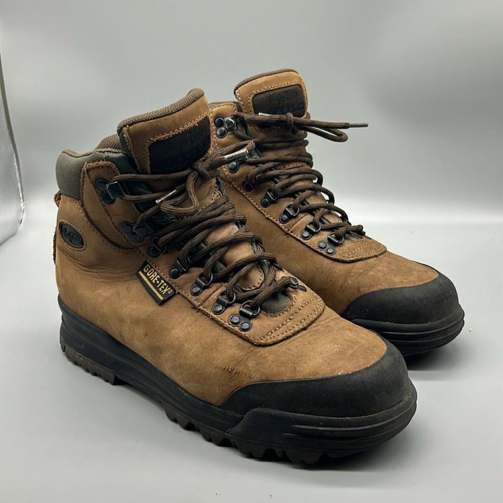 Vasque Clarion Brown Suede Leather Gore-Tex Hiking Boots - womens 9.5